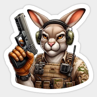 Tactical Rabbit Sticker